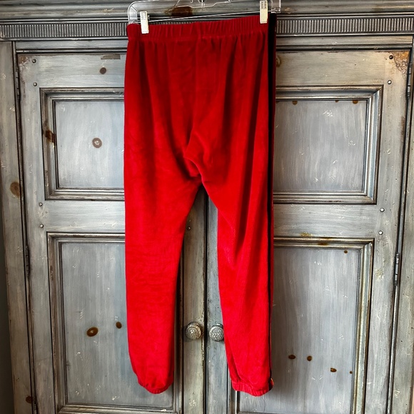 Aviator Nation Classic Velvet Sweatpants in Red Size M - Picture 15 of 15